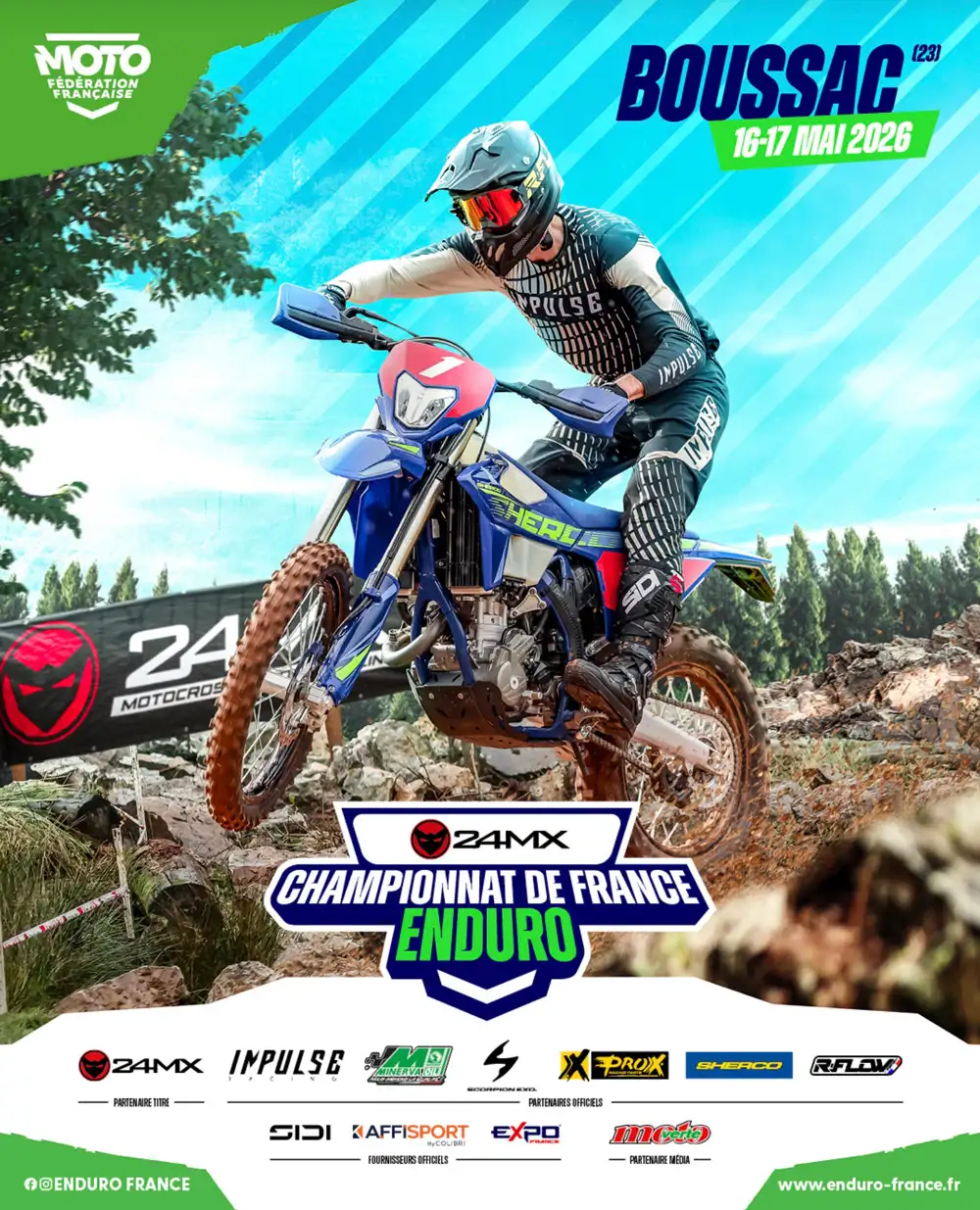 affiche enduro france boussac 2026
