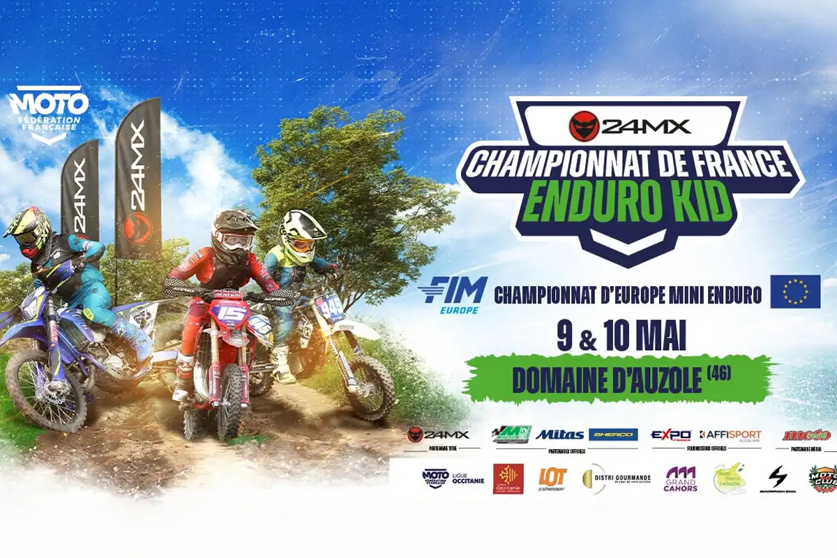Affiche  Enduro KID  2026 Auzolle 
