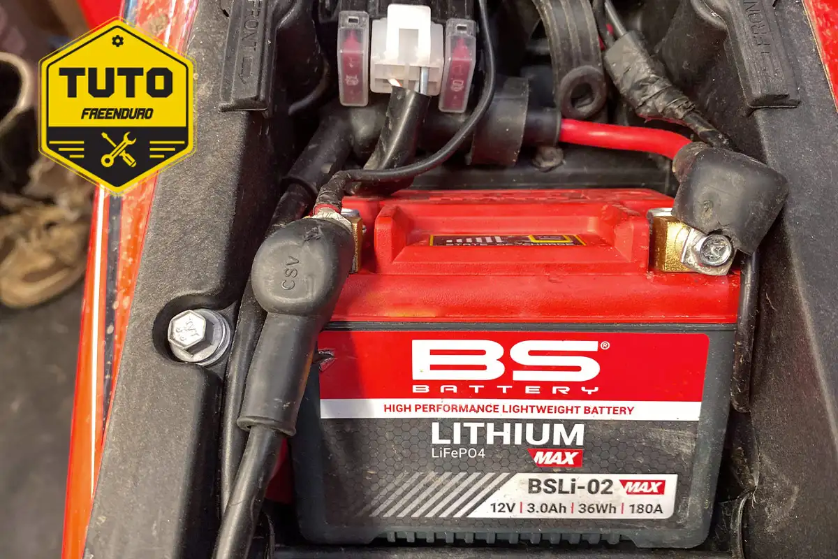 Battie moto Lithium BS Battery sur Beta 250 RR