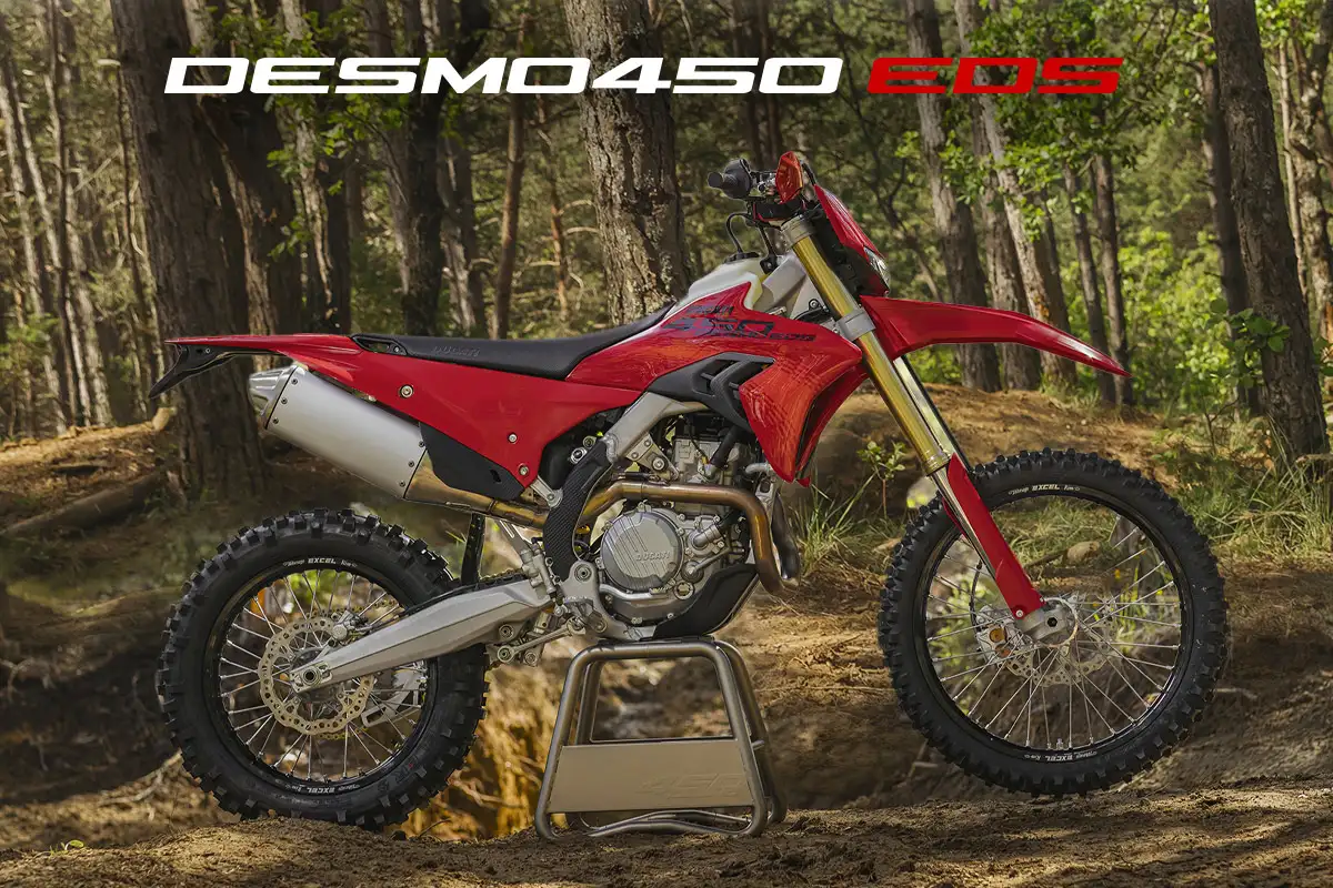 Ducati Desmo450 EDS enduro homologuée