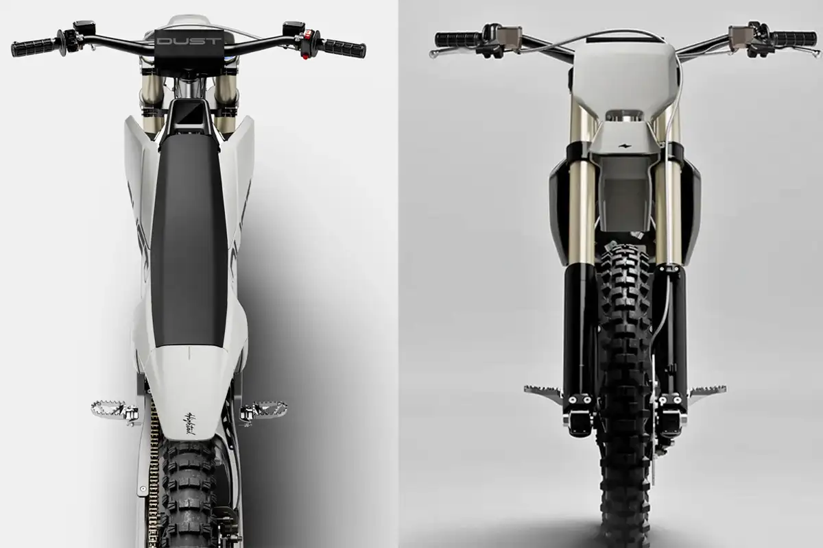 Pilotage sans embrayage moto tout terrain electrique LiveWire Dust Moto