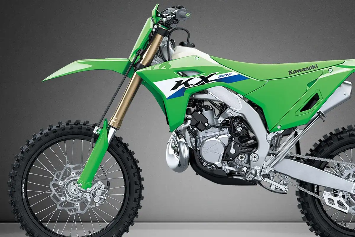 Zoom béquille latérale Kawasaki KX 327 X