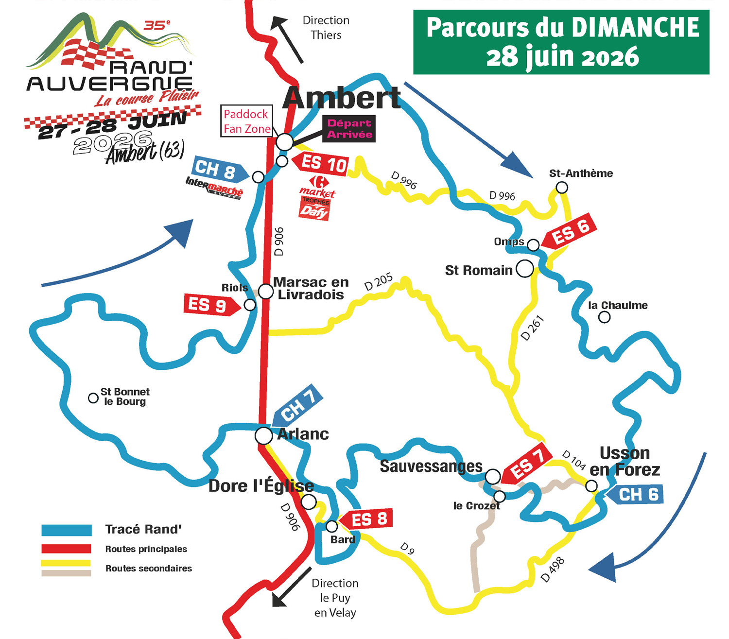 parcours dimanche rand auvergne 2026