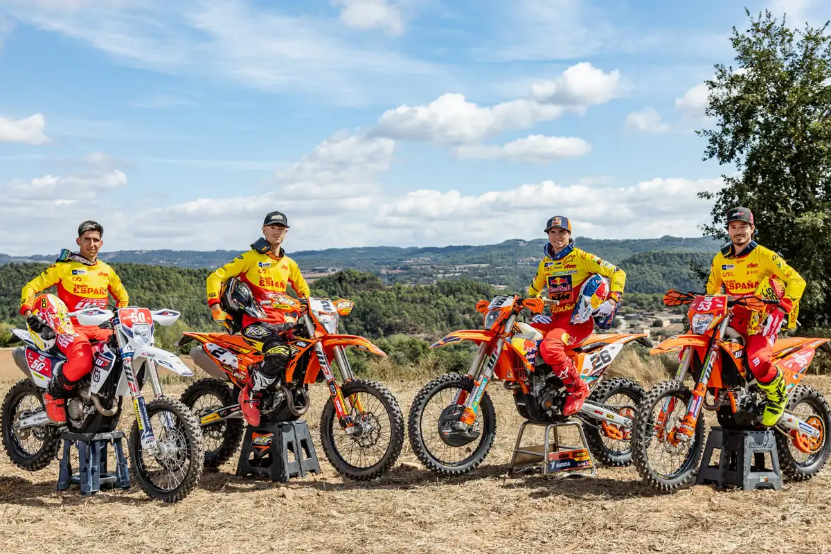 pilotes trophee espagnol ISDE 6days 2026