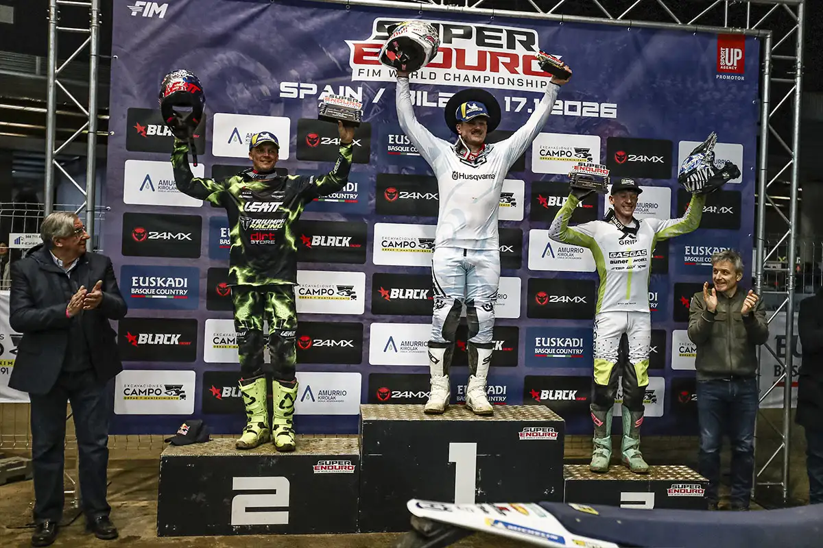 podium Superenduro Bilbao 2026