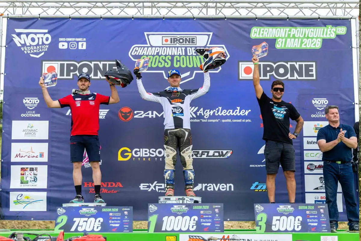 podium elite cross contry Clermont Pouyguilles