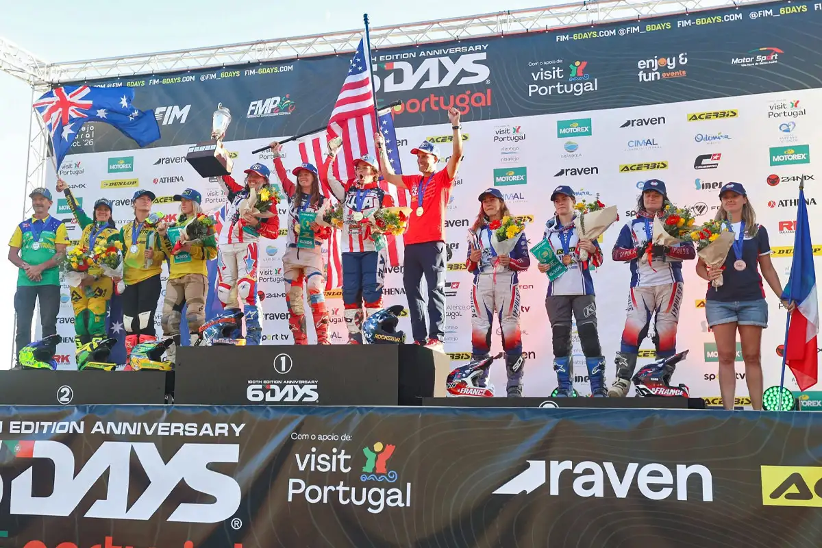 podium feminines ISDE 2026 J6
