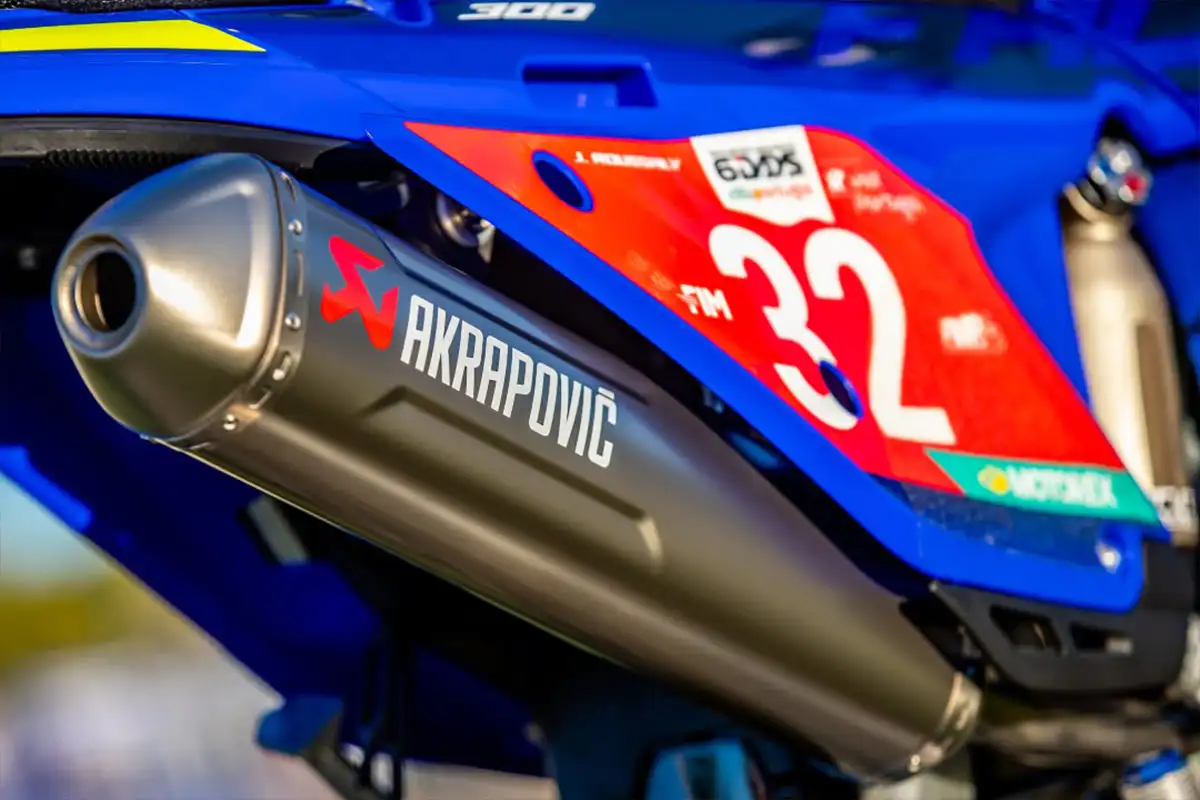 silencieux akarpovick sherco 300 se Factory roussaly ISDE 2026