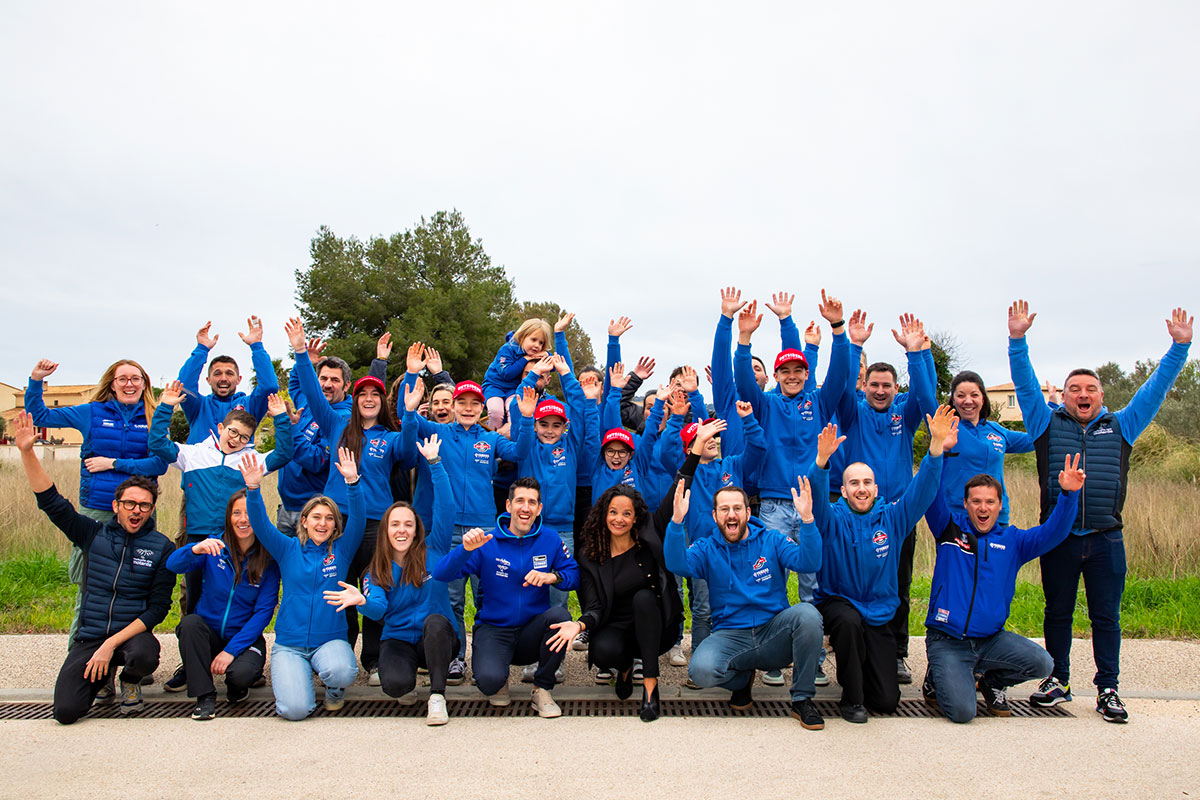 staff et pilotes outsiders academy yamaha