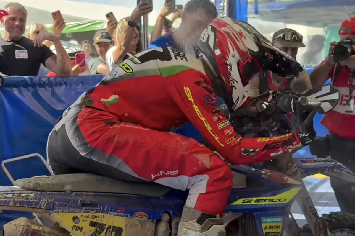 Steve holcombe champion E3 2026 avec Sherco