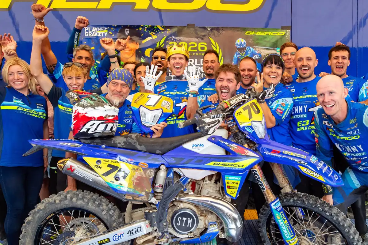 steve holcombe champion enduro sherco