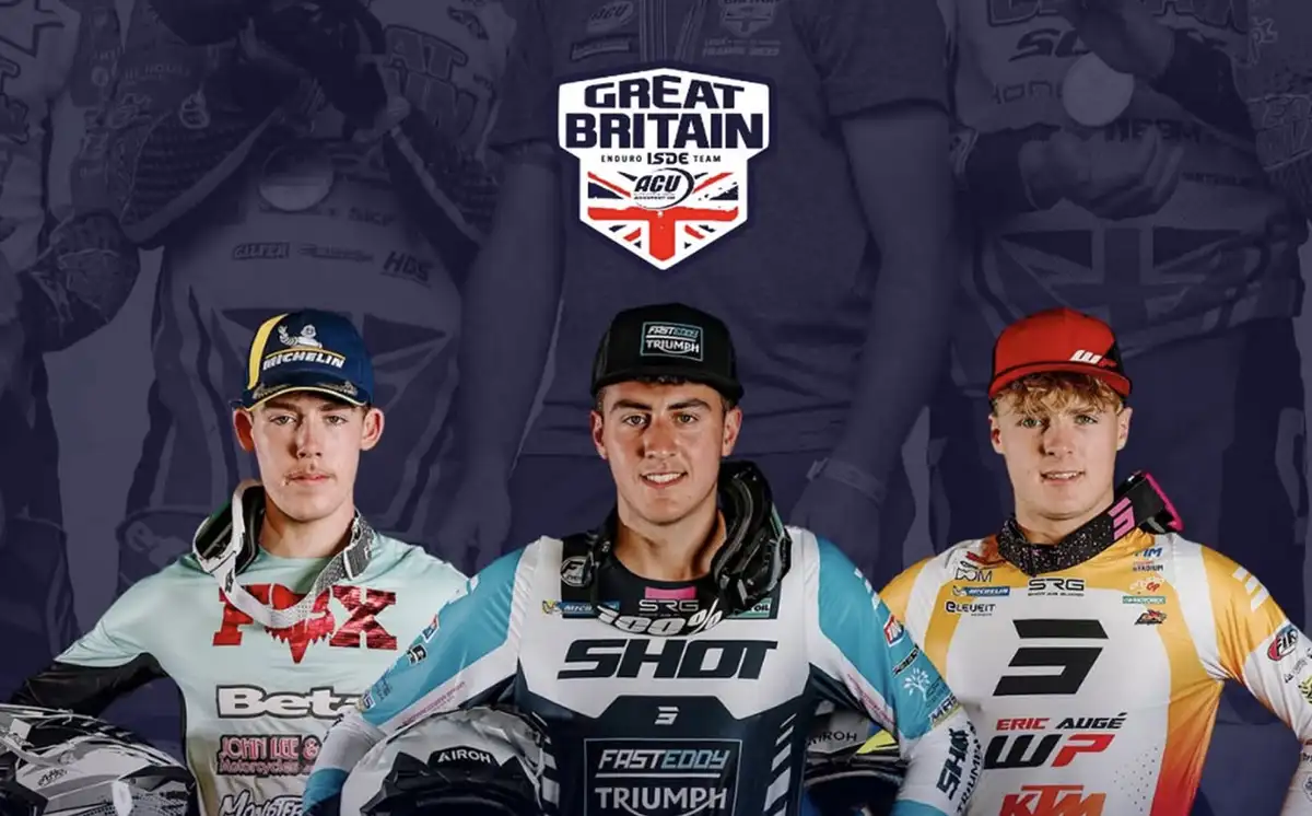 team pilotes junior UK ISDE 2026