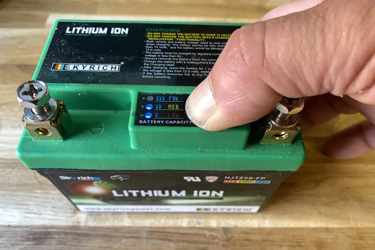 test manuel batterie moto