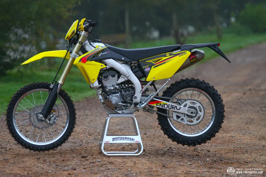 La 450 RMZ-E version 2015 essais suzukie 450 RMZ enduro 2015
