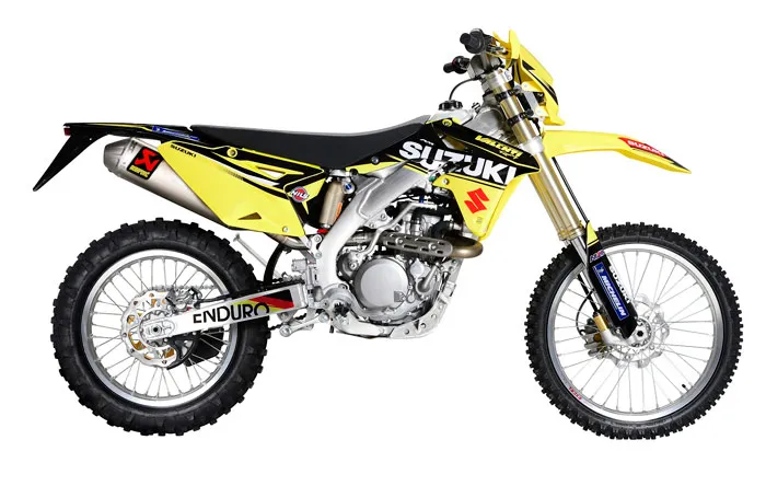 La Suzuki RM-Z 450 enduro série limitée Akrapovic pour le France suzuki RME 450 enduro 2