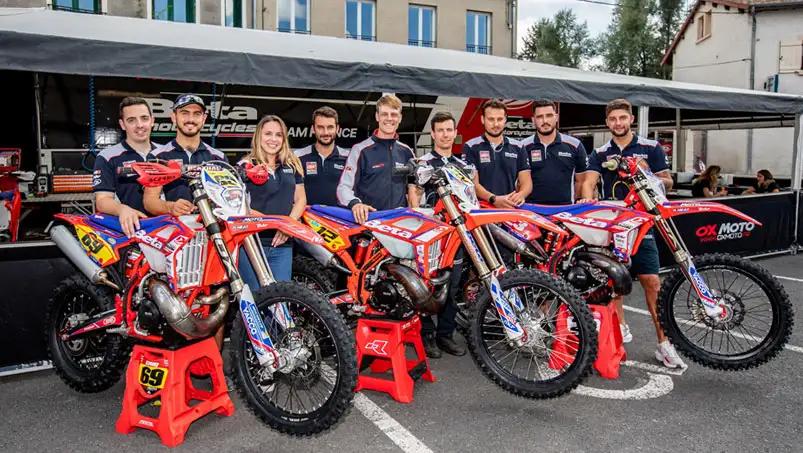 team OX moto Brad FREEMAN enduro France 2021 Vorey 2