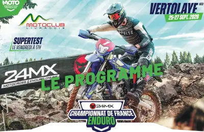 Championnat de France d'Enduro Vertolaye 2026 : programme, spéciales GPS et live
