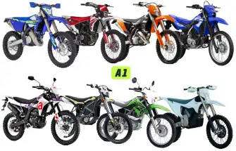 Le Guide ultime 2026 : Toutes les motos 125 Enduro & Trail (Permis A1)
