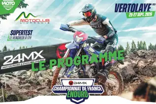 Championnat de France d'Enduro Vertolaye 2026 : programme, spéciales GPS et live