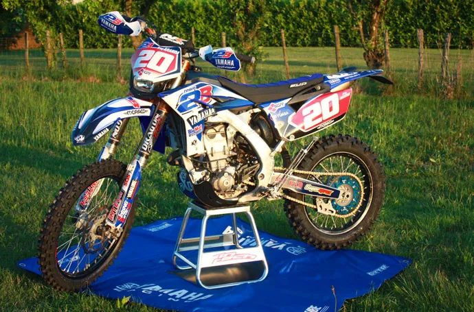 La Yamaha 2B fin prète pour le Trèfle 2014 Yamaha 450 YZF enduro