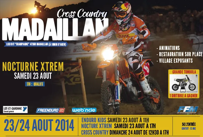 affiche cross country madaillan