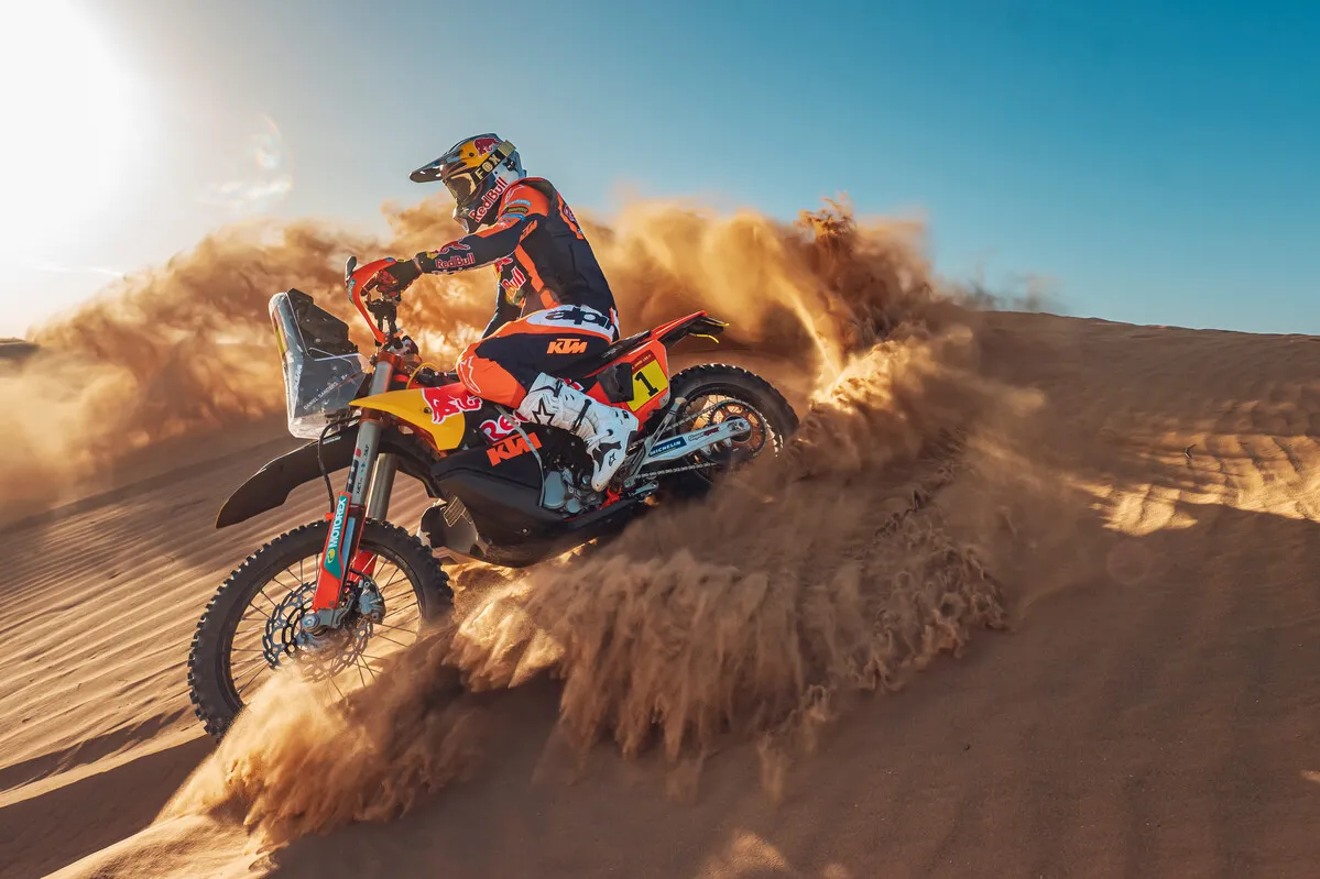 Daniel Sanders Action Dakar