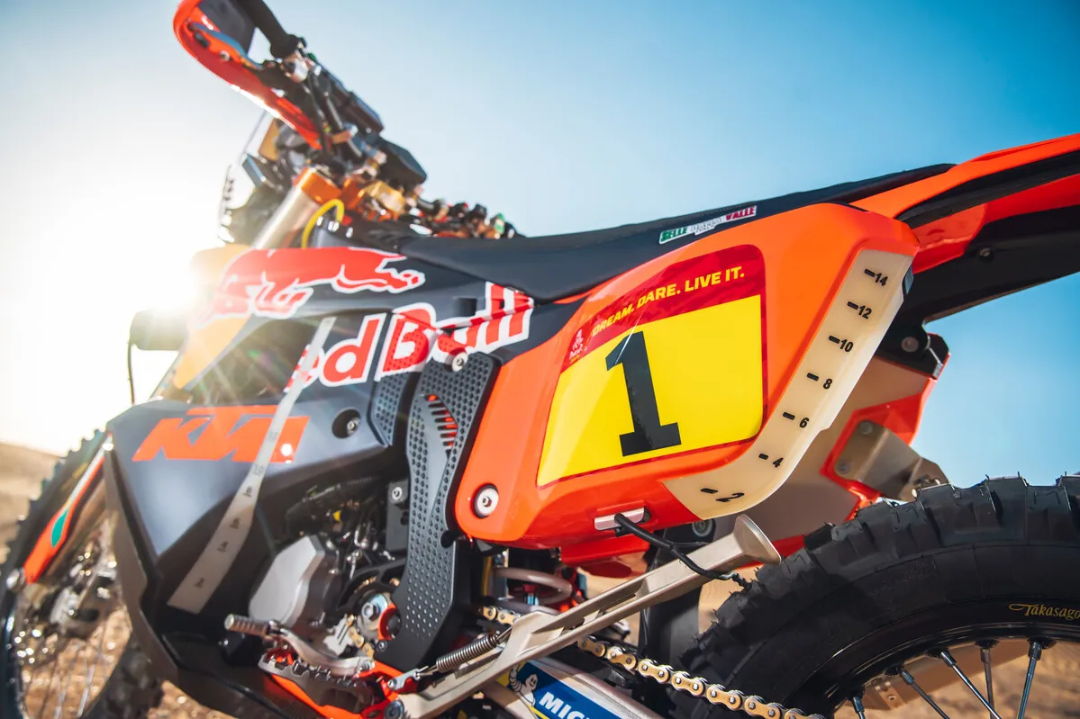 Moto Daniel Sanders 2026 450 KTM Dakar