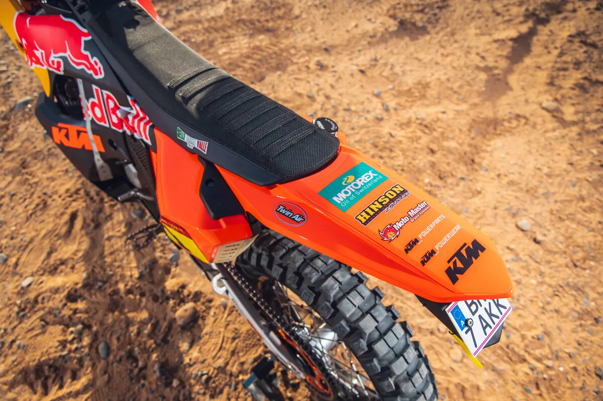 Selle et arrière KTM Rally