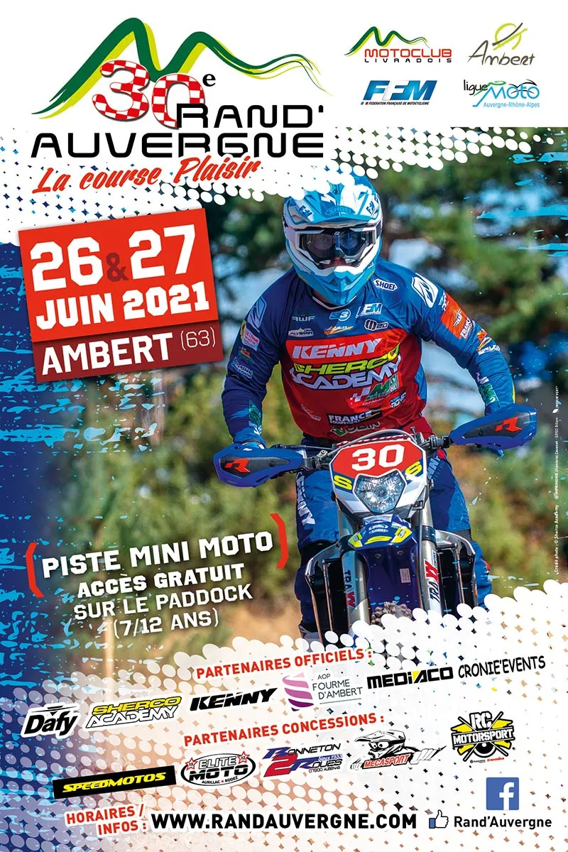 Affiche Rand auvergne 2021