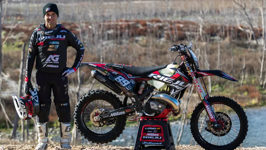 Alfredo Gomez pilote Rieju enduro hard 2023