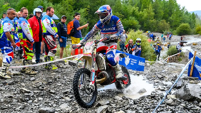 Antoine  Basset pilote Beta Enduro ISDE