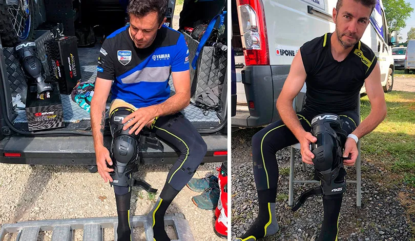 Julien Gauthier et Manu Albepart du team Yamaha Bonneton 2 Roues ont eux aussi adoptés l'Axis Sport EVS axis sport julien gauthier manu albepart