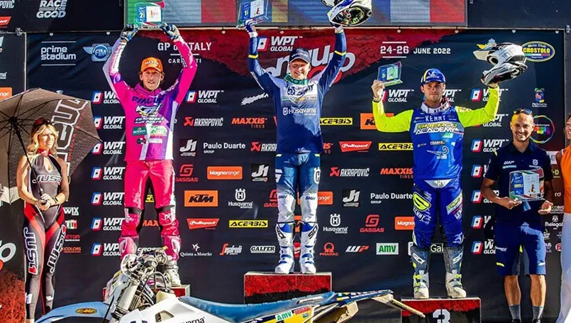 Enduro GP Itlaie J1 podium E3