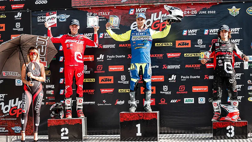 Enduro GP Itlaie J2 podium youth