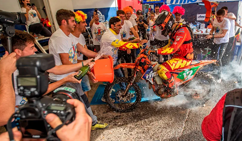 L'Espagnol Enric Francisco couronné en Junior 2 Enric FRANCISCO france enduro gp 2019