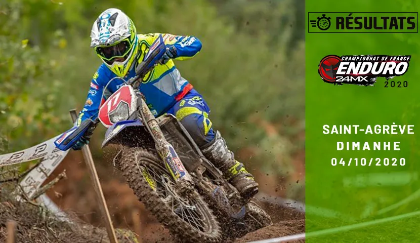 Résultats Championnat de France d'enduro 2020: Saint-Agrève - J2
