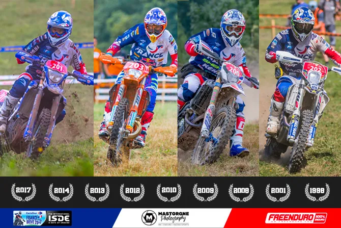 equipe de France enduro ISDE 2017