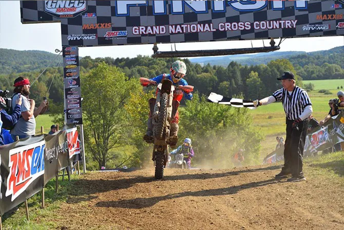 Kailub Russell lors du Unadilla GNCC 2017 - photo: Ken Hill Grand National Cross Country 2017