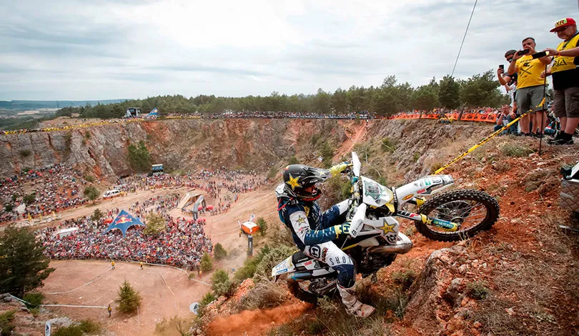 Alfredo Gomez dans la partie finale du dimanche Hixpania Alfredo GOMEZ hard enduro 2019