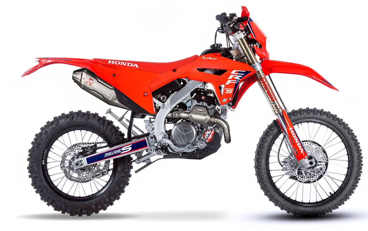 Honda enduro CRF250RX serieS AKRAPOVIC