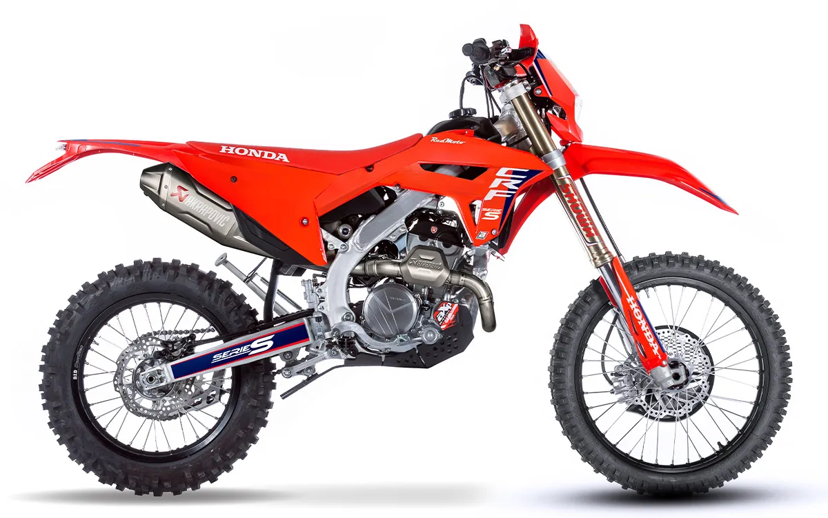 Honda moto enduro CRF250RX serieS AKRAPOVIC