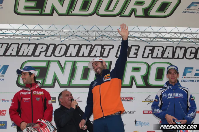 Le podium E1 du dimanche Antoine Méo