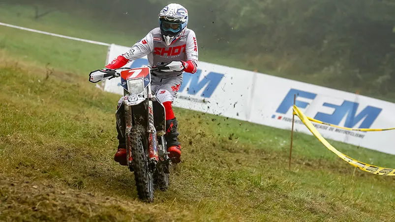 Jremy Mirroir pilote Husqvarna enduro Francde