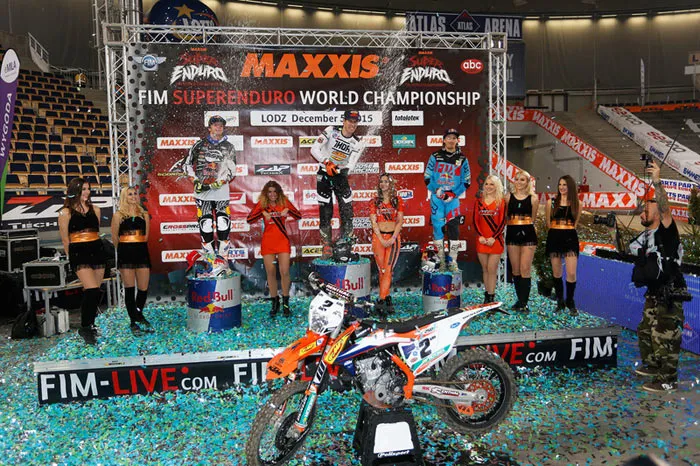 Jonny Walker Cody Webb Taddy Blazusiak superenduro Lodz 2015