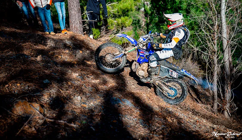Julien Gauthier au guidon de sa 250 YZ-E Julien Gauthier Yamaha ales