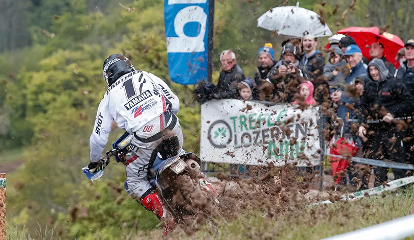 Julien Gauthier a sortie la grosse attaque pour aller chercher le pilote Espagnol Julien Gauthier trefle lozerien 2019 J2