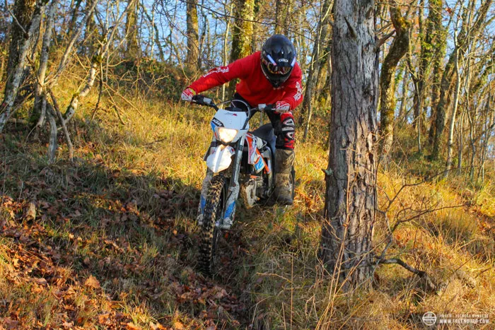 KTM Freeride Electrique en enduro 