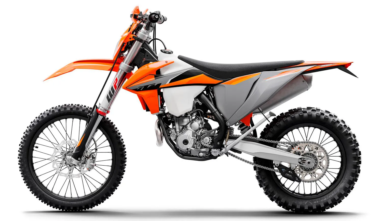 Les KTM 2021 héritent de plastiques gris en orange KTM enduro 350 EXC F enduro 2021