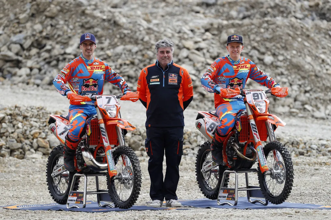 Christophe Nombotin, Fabio Farioli et Nathan Watson KTM enduro team 2017 2017 16