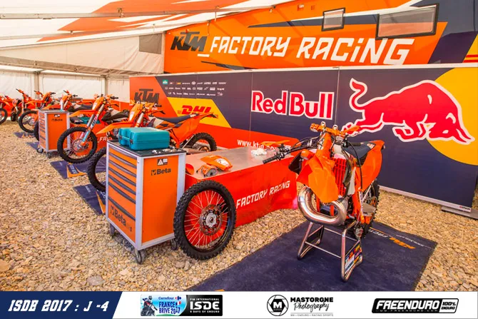 KTM factory ISDE 2017